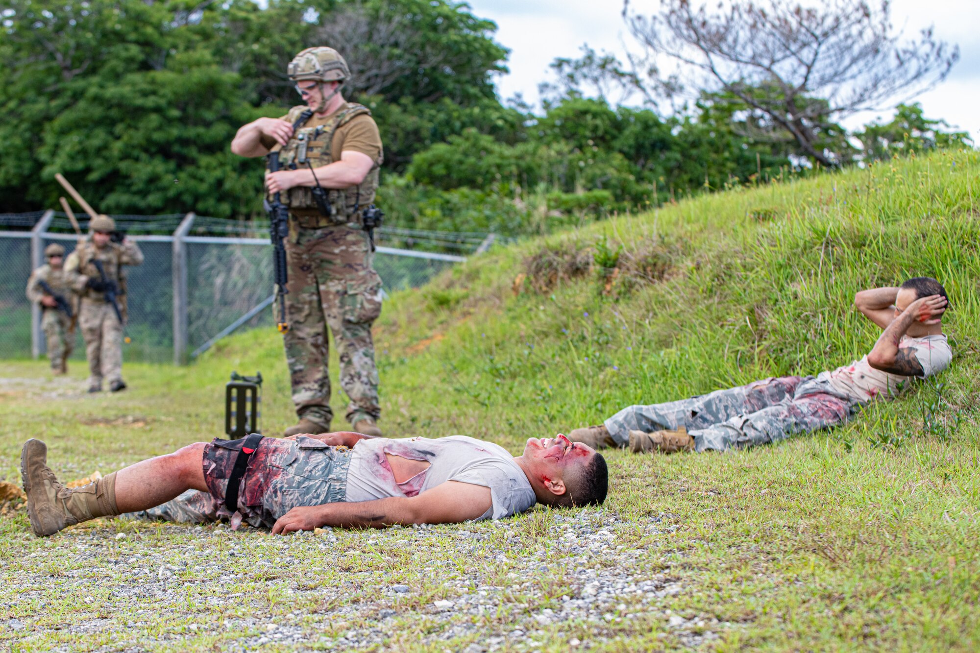 Photo of EOD IED response operations training.