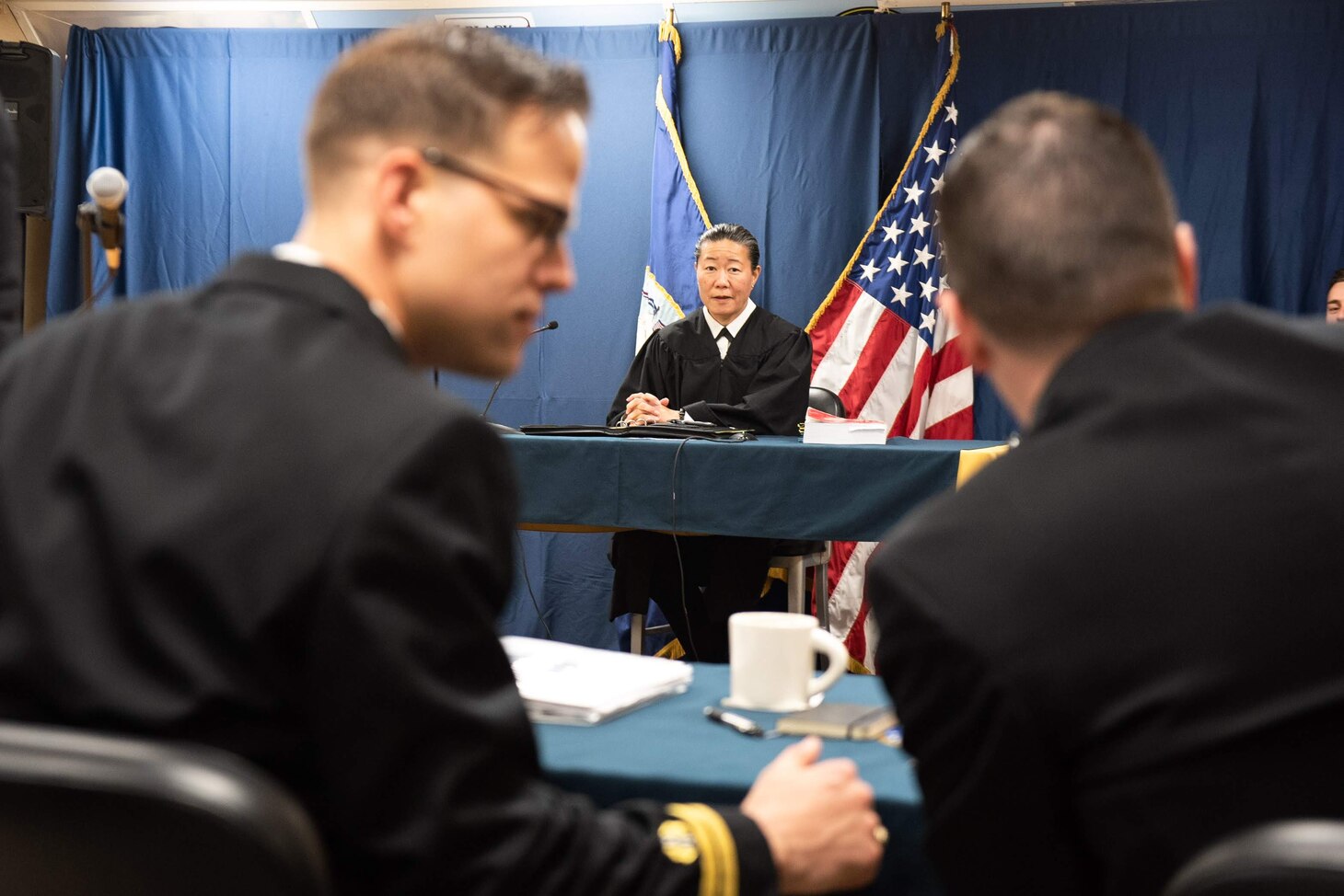 USS John C Stennis Hosts Rare General Court Martial at Sea gt U S Navy