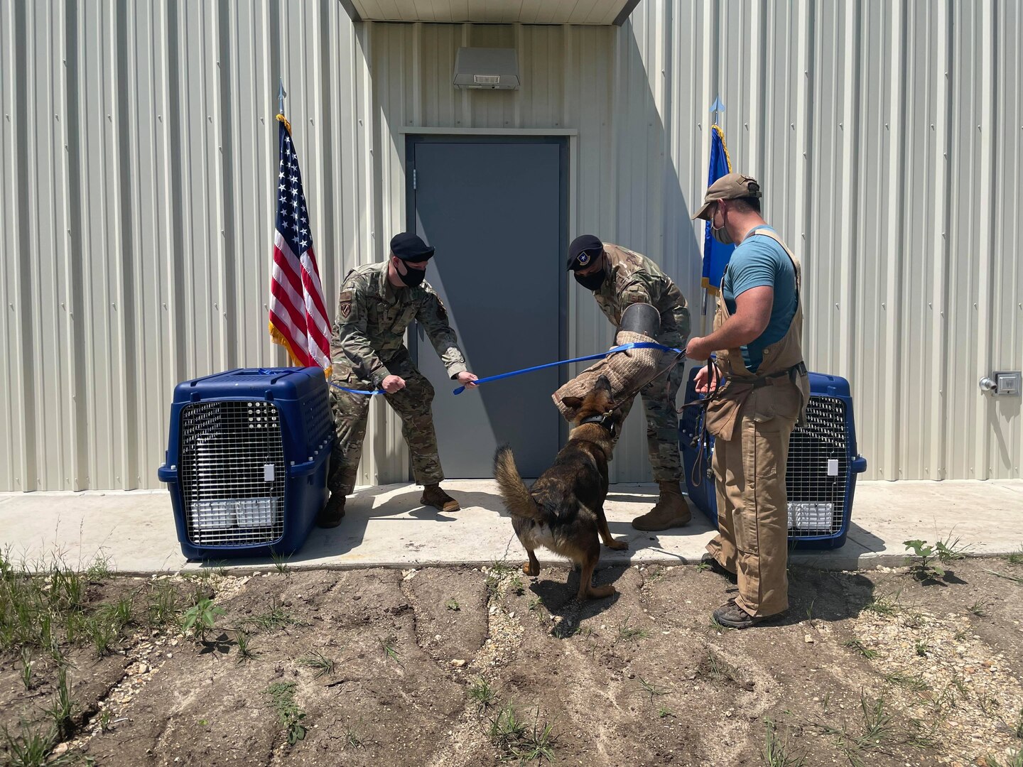 Ribbon cutting at new MWD lab.