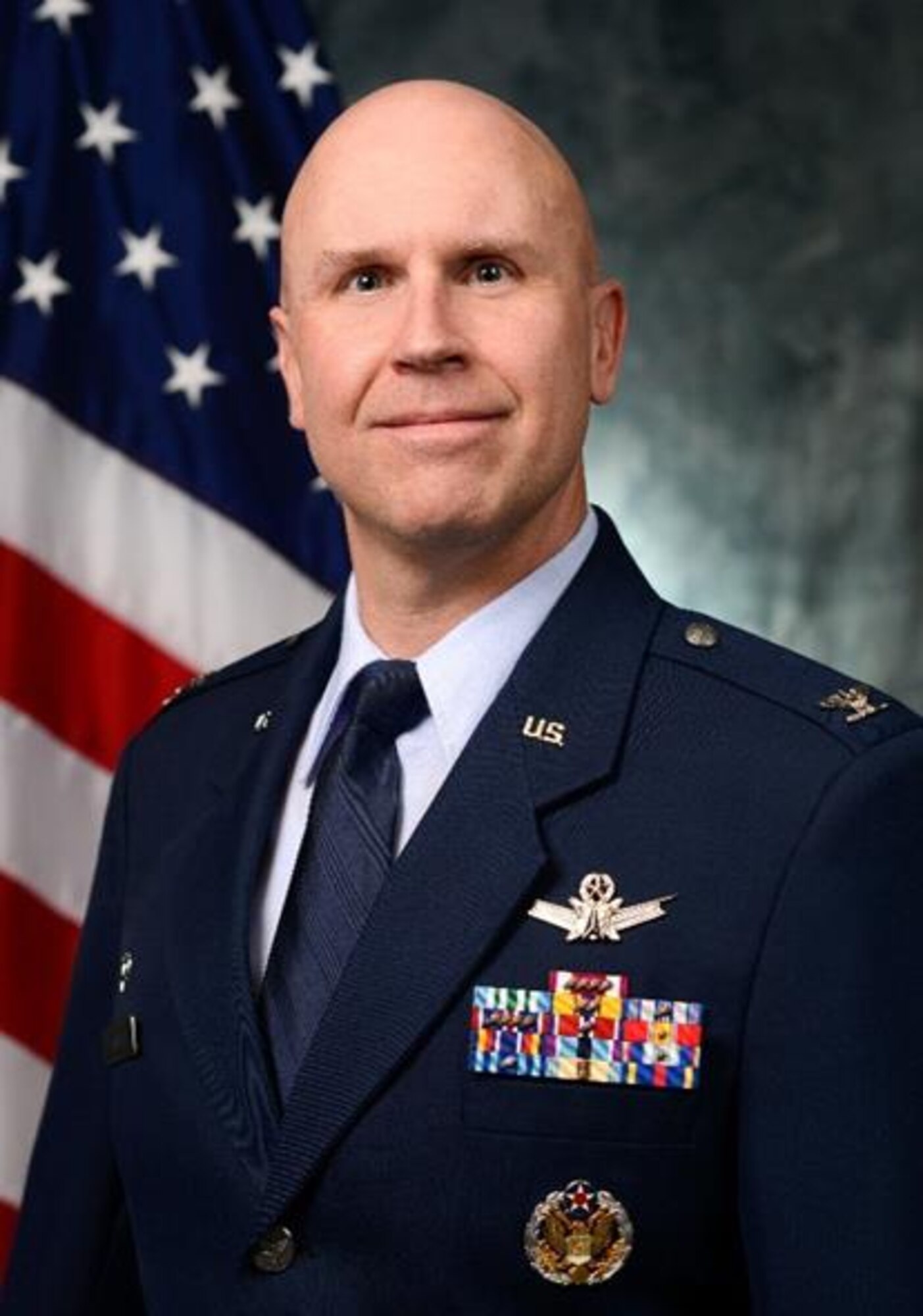 Photo of a man in Air Force service dress