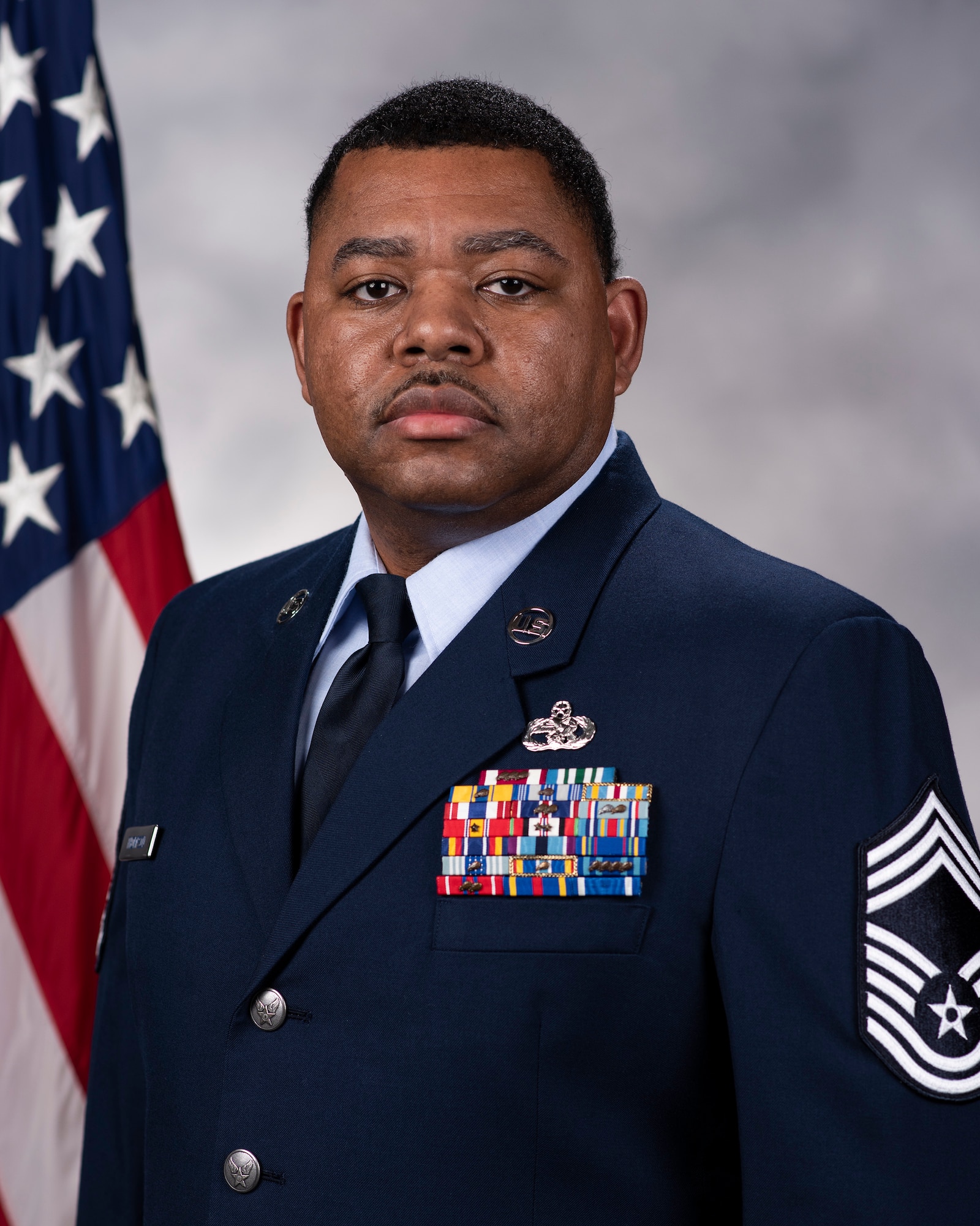 Chief Master Sgt. Gary Thompson official photo.