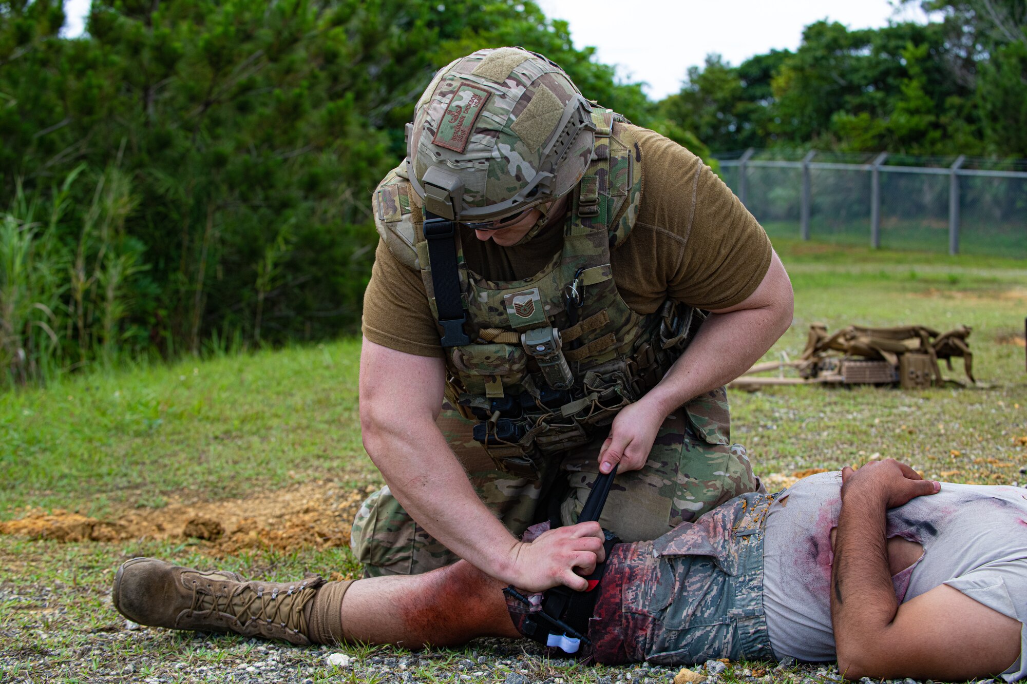 Photo of EOD IED response operations training.