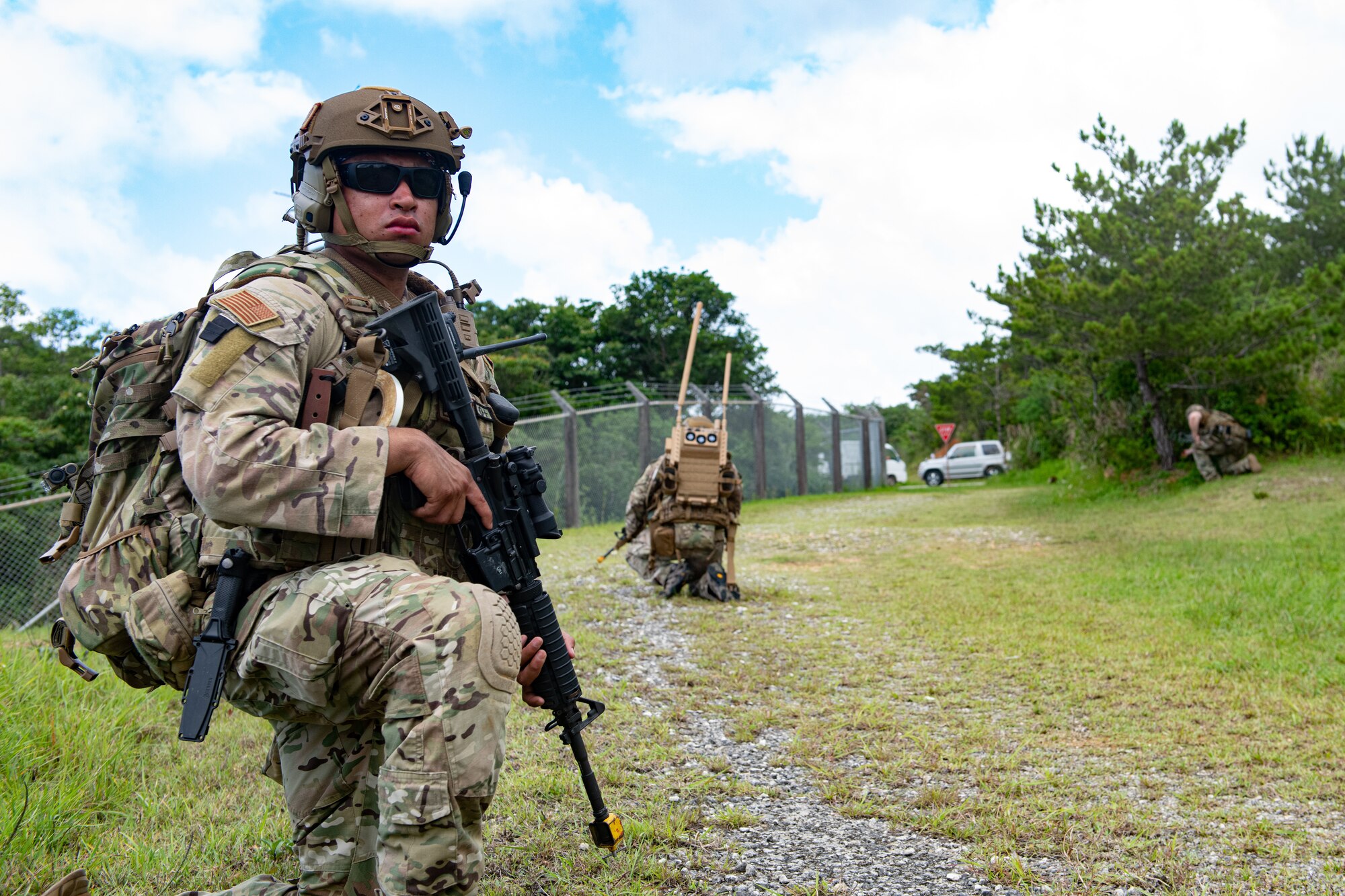 Photo of EOD IED response operations training.