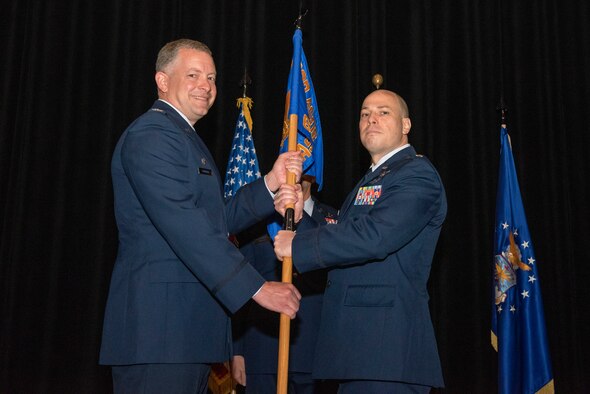 The 604th Air Support Operations Squadron held a change of command ceremony at U.S. Army Garrison Camp Humphreys, Republic of Korea, June 3, 2021. Lt. Col. Kenneth Hills transferred command of the 604th ASOS to Lt. Col. Raymond Kilroy.