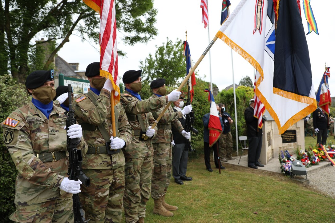 First Ceremony to Commemorate D-Day 77