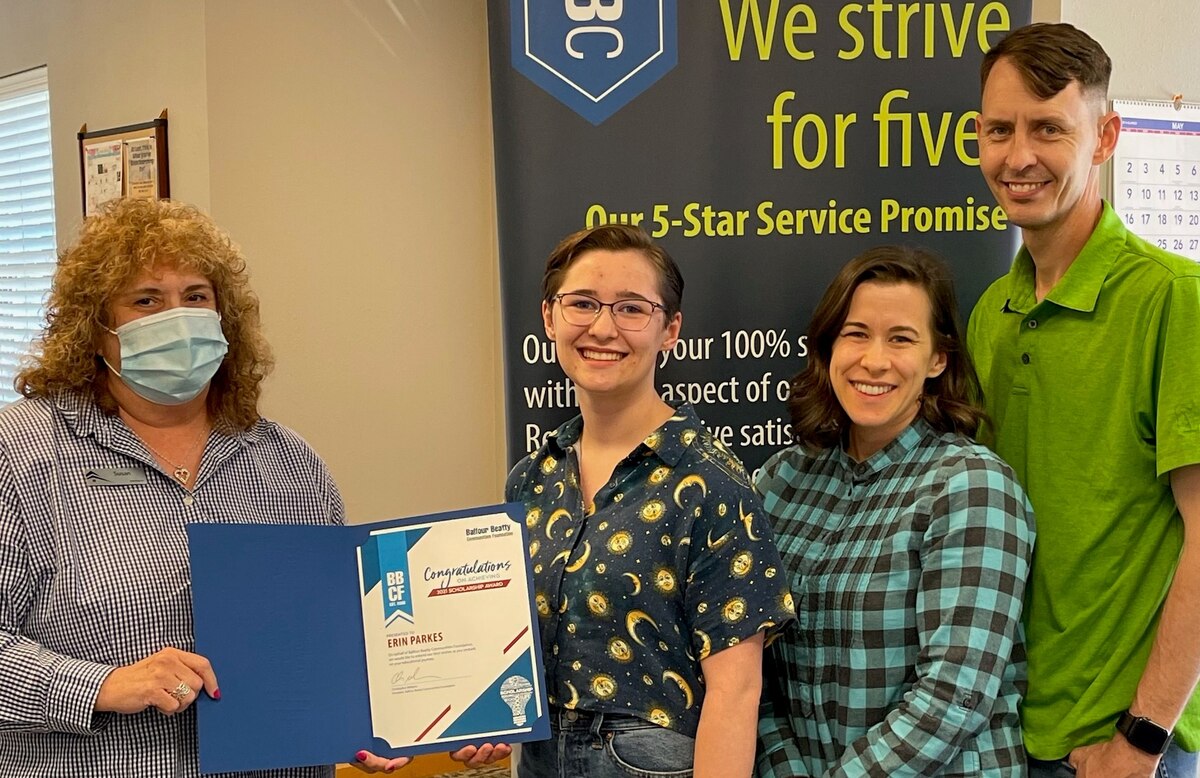 Balfour Beatty Communities Foundation awards academic scholarship to