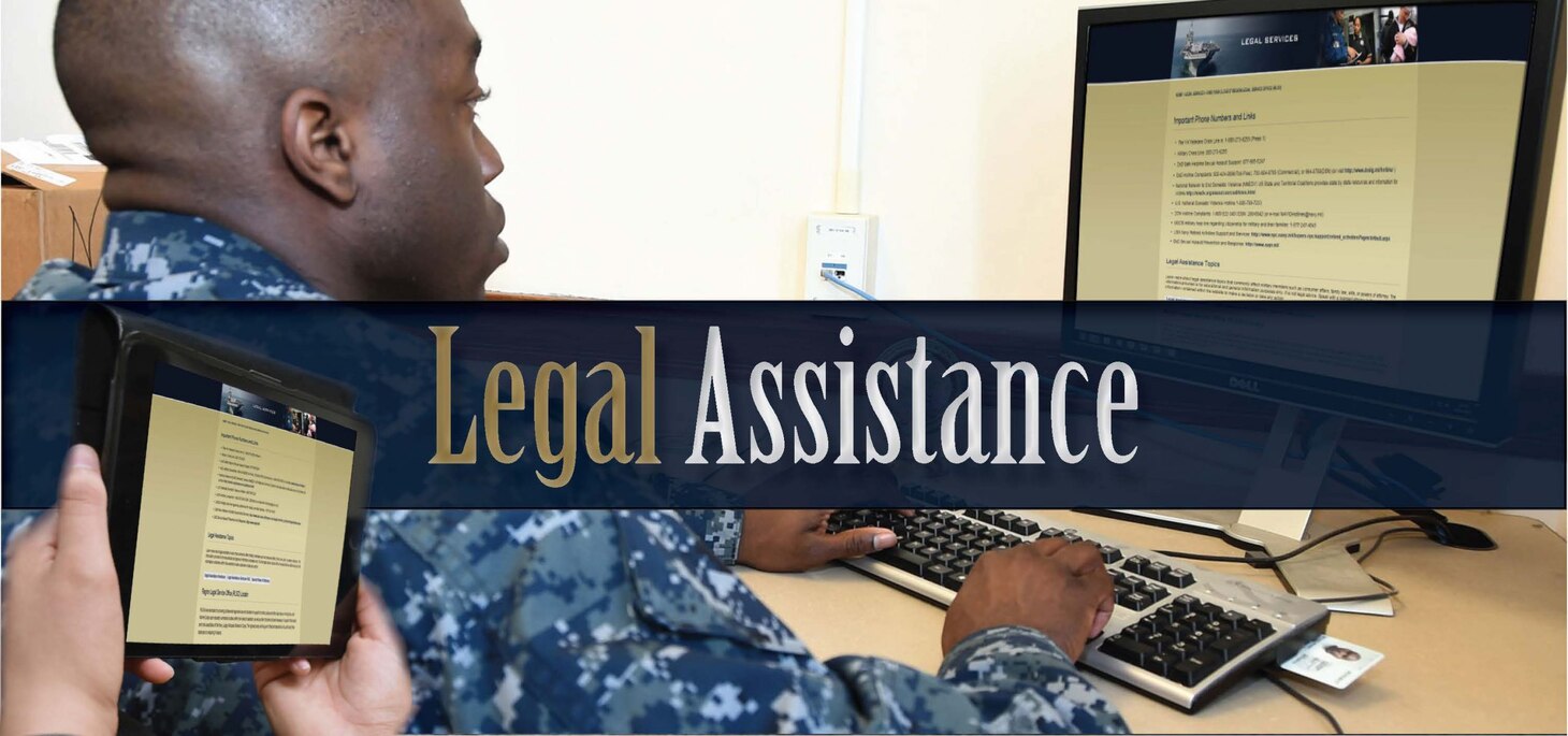 Navy Releases New Online Legal Assistance Resources