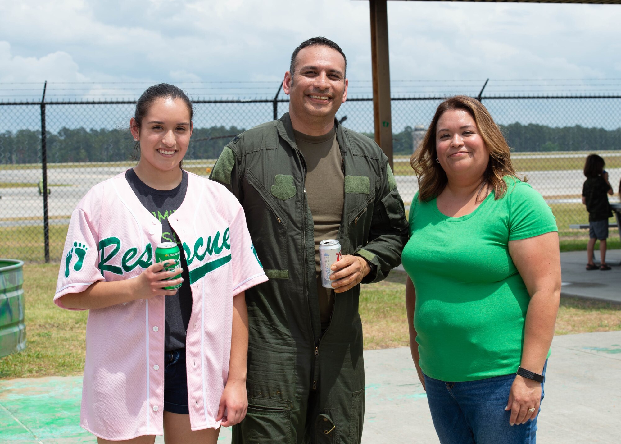A photo of Airman and his family.