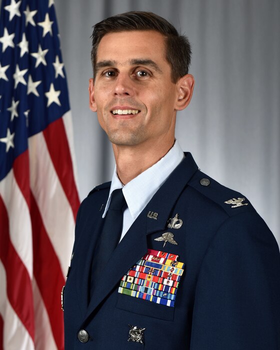 Col. Jason Daniels poses for an official photo.