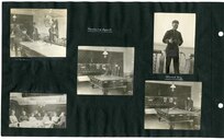 Photos from a scrapbook of the Revenue Cutter Bear's officers