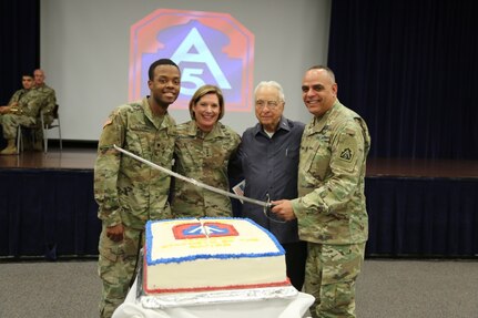 U.S. Army North (Fifth Army) celebrates its 77th birthday celebration at the Military and Family Readiness Center, Fort Sam Houston, Texas, Jan. 10, 2020.