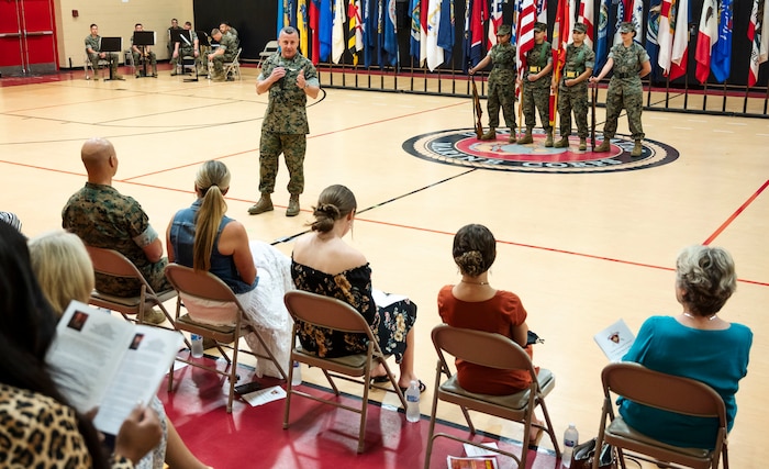 Headquarters and Service Battalion Change of Command Ceremony