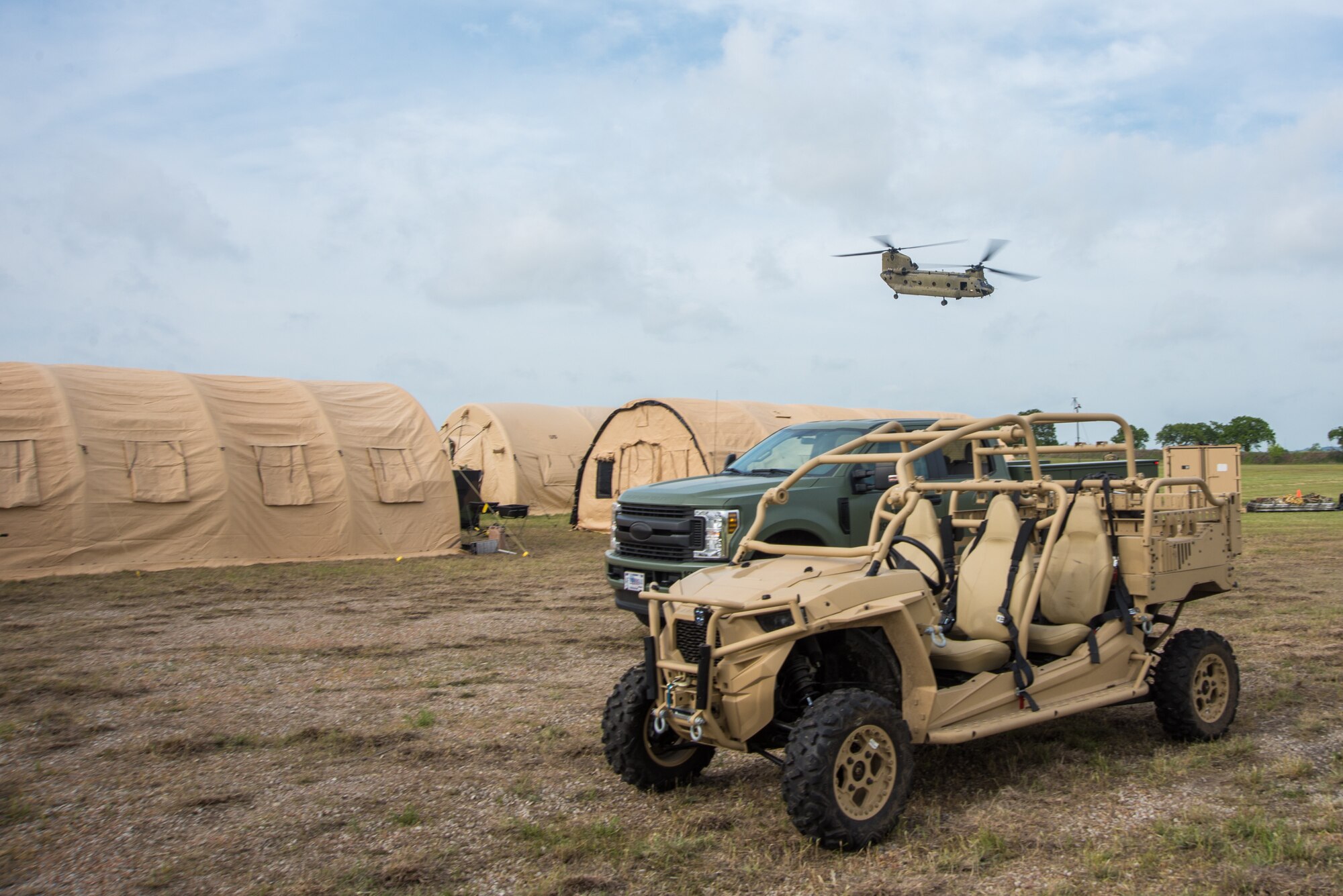 Field set up for readiness training