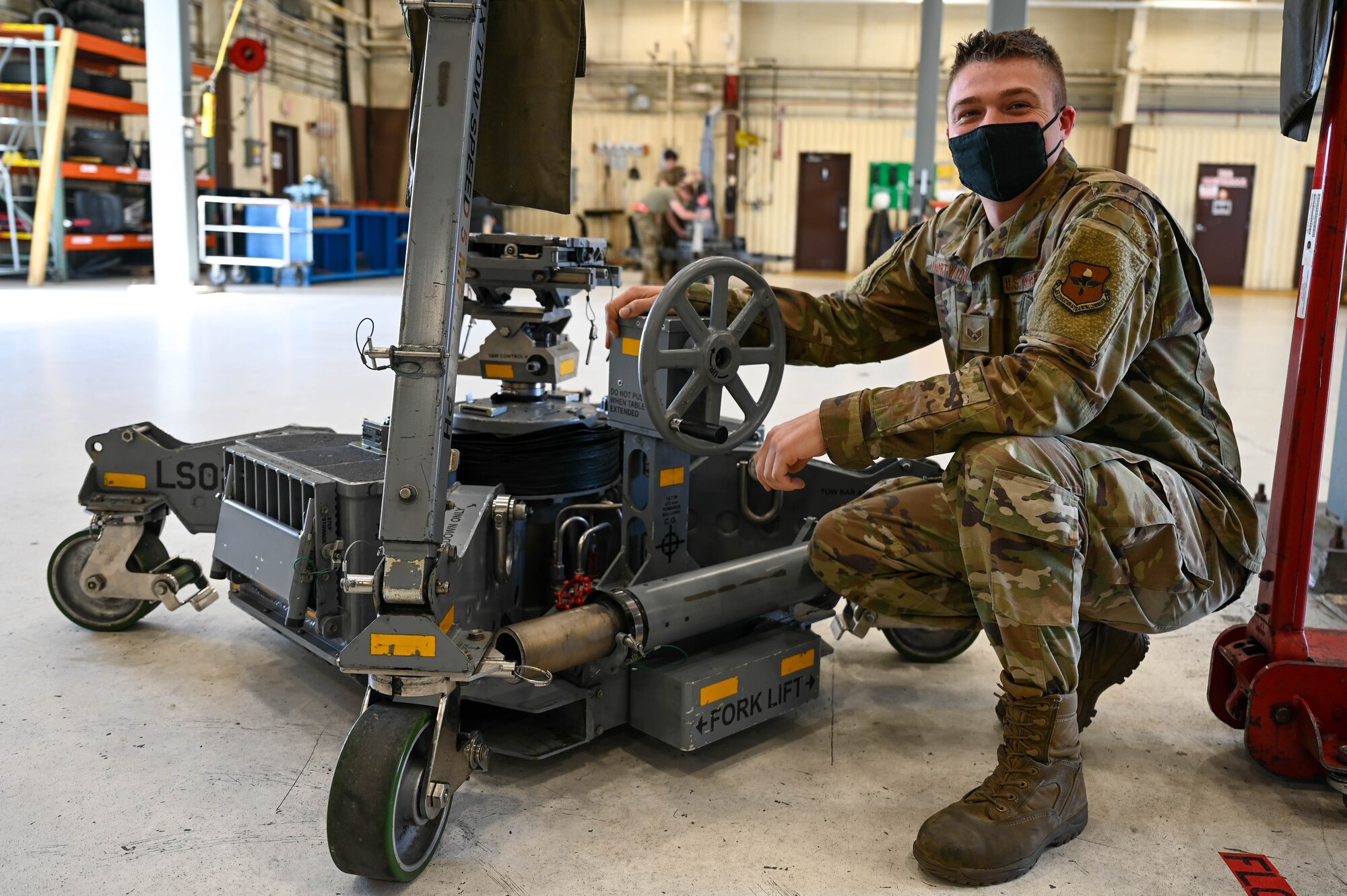 Airman performs Maintenance