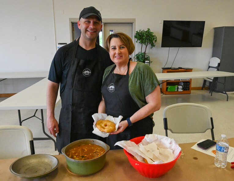 Holloman hosts cooking class