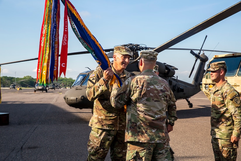 1-228th Aviation Regiment welcomes new commander, recalls record year of hurricane relief efforts