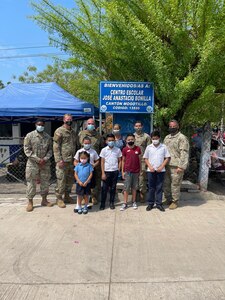 JTF-B donates essential materials to school in Mogotillo, El Salvador through HAP