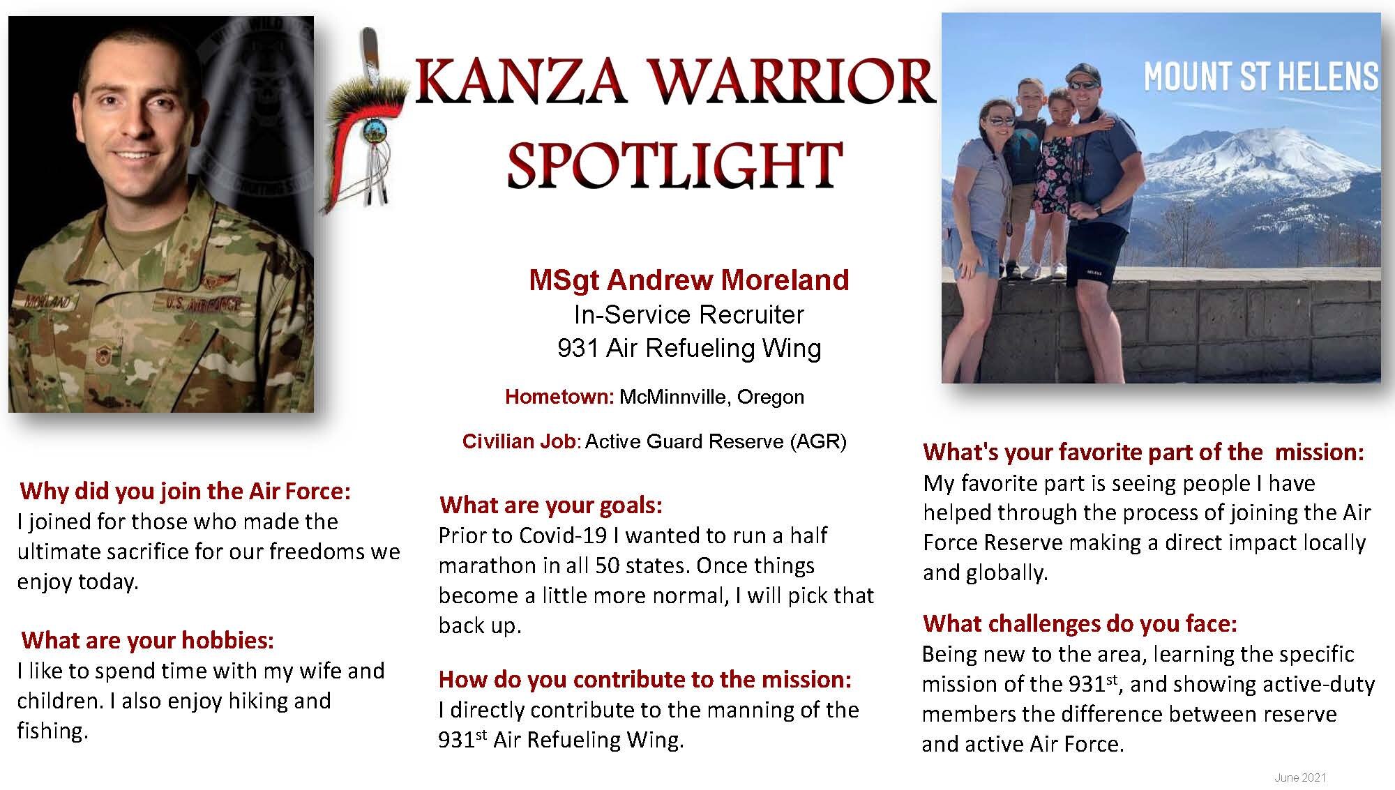 KANZA Warrior Spotlight June 2021