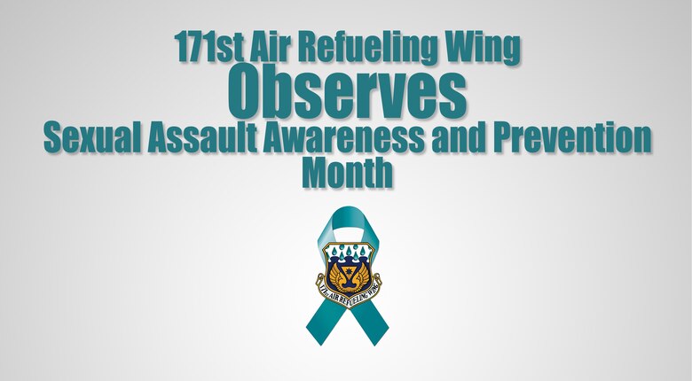 Graphic for association with news story titled 171st Air Refueling Wing Observes Sexual Assault Awareness and Prevention Month created June 5, 2021. (U.S. Air National Guard Graphic Illustration by Senior Master Sgt. Shawn Monk)