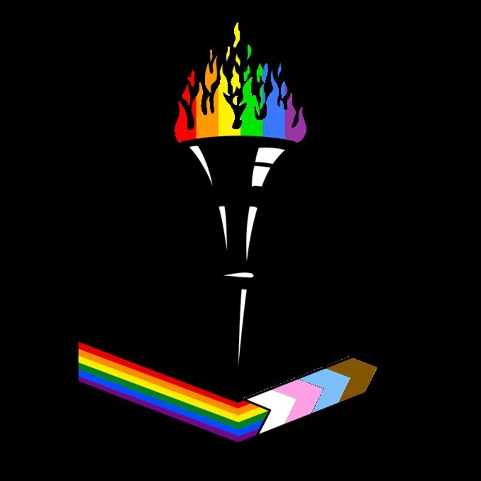 The LIT Flag represents the Lesbian, Gay, Bisexual, Transgender and Queer/Questioning Initiative Team created under the umbrella of its Department of the Air Force Barrier Analysis Working Group.