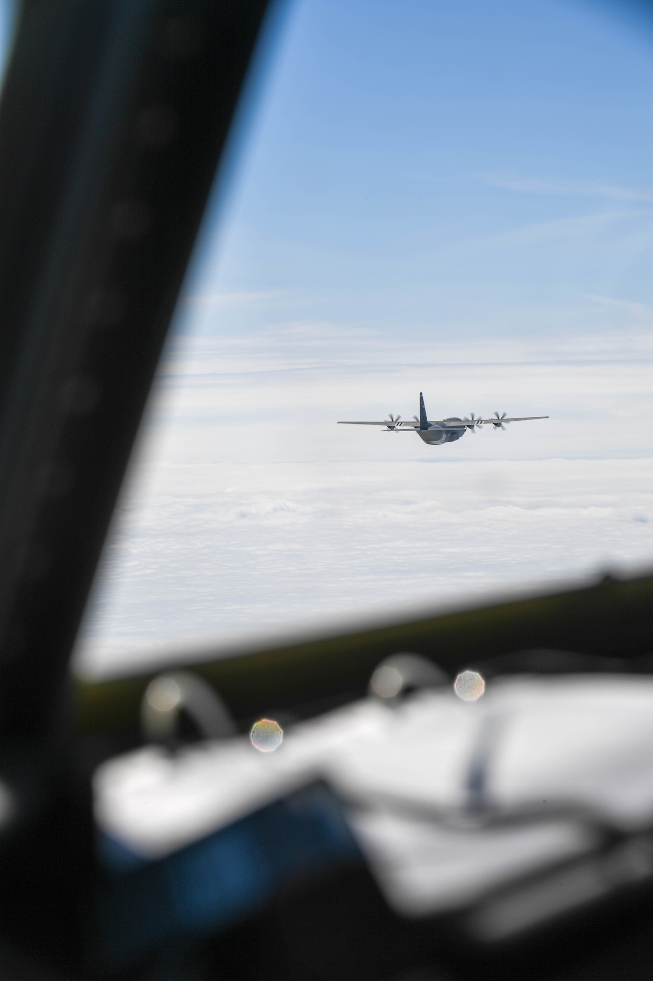 Aircraft over Normandy, France.