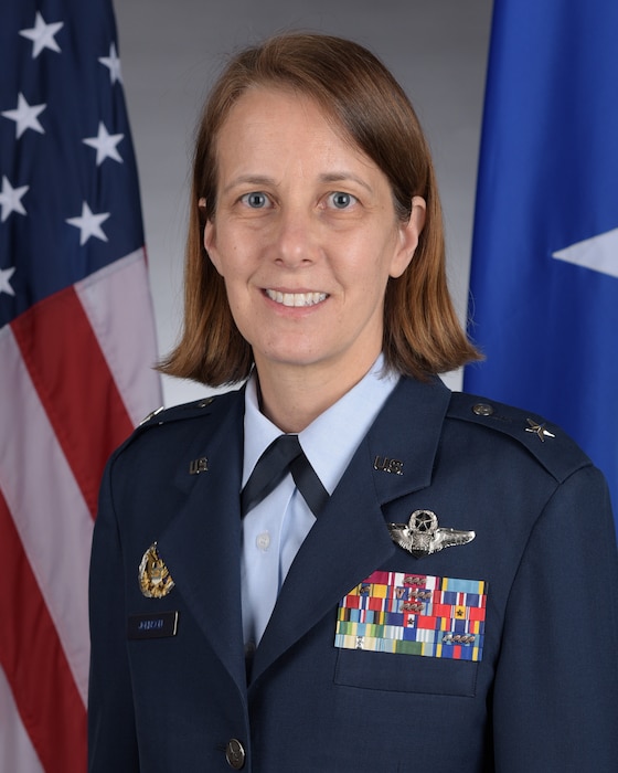 This is the official portrait of Brig. Gen. Jennie R. Johnson.