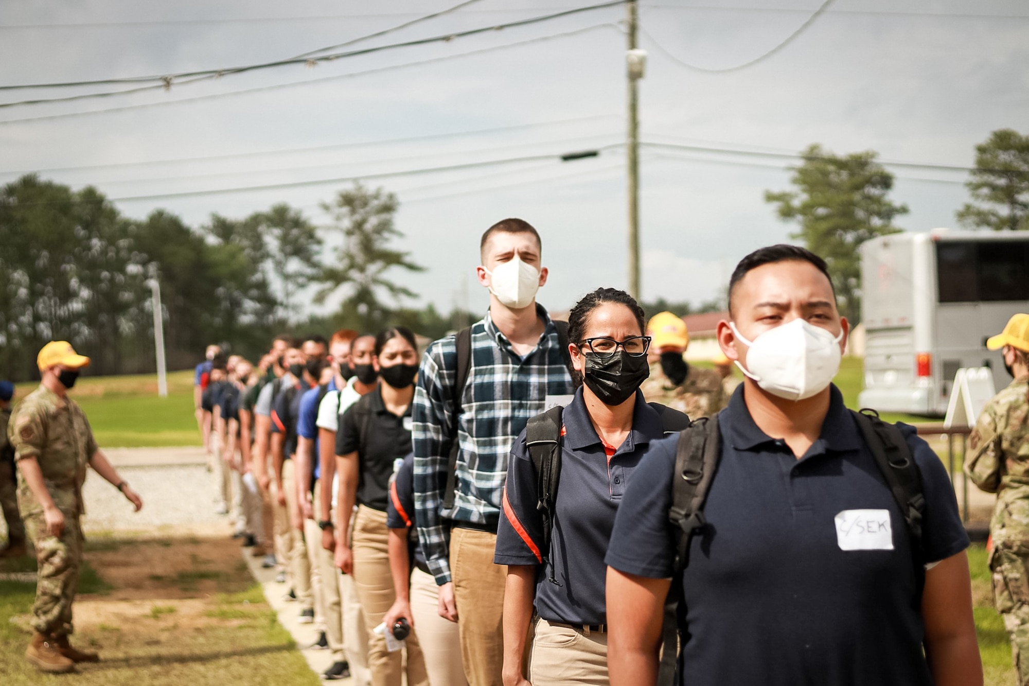 Air Force ROTC cadets started arriving at Camp Shelby Joint Forces Training Center, Mississippi, in late May and early June, 2021, to start their required summer field training.