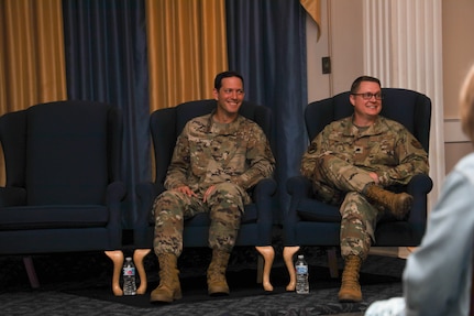 11th CES change of command ceremony