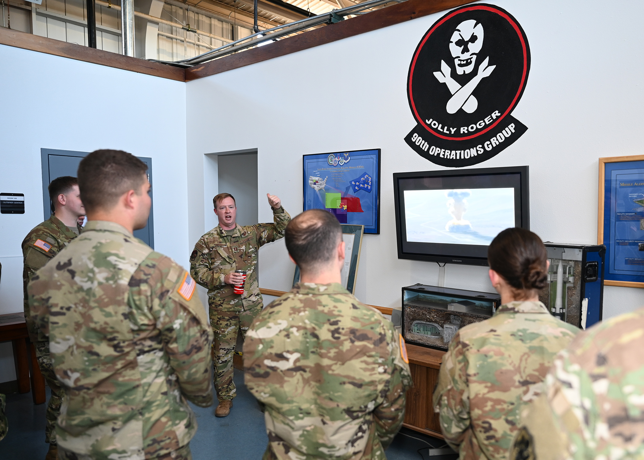 Cadets, midshipmen visit F.E. Warren as part of DTRA internship visit