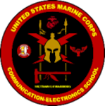 UNITED STATES MARINE CORPS COMMUNICATIONS ELECTRONICS SCHOOL LOGO