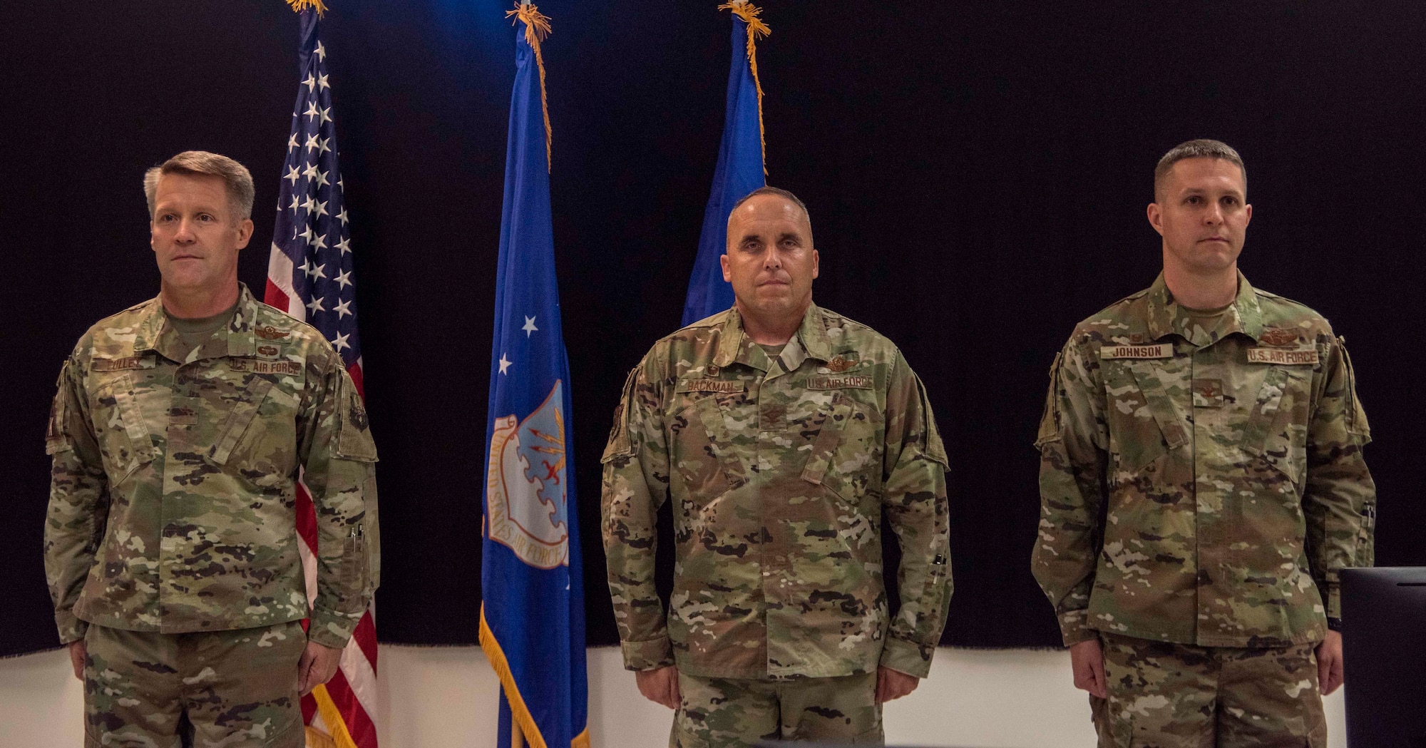 The Expeditionary Operations Group holds their Change of Command ceremony.
