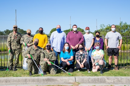 Norfolk Naval Shipyard (NNSY) employees participate in the annual Chesapeake Bay; Clean the Bay Day (CTBD). This year, due to the COVID-19 pandemic, participation was slightly different and NNSY employees had their own rendition of CTBD. Employees cleaned creeks, streams, rivers, and areas of land that lead from NNSY to the Chesapeake Bay. This year NNSY employees removed over 600 pounds of litter and debris.