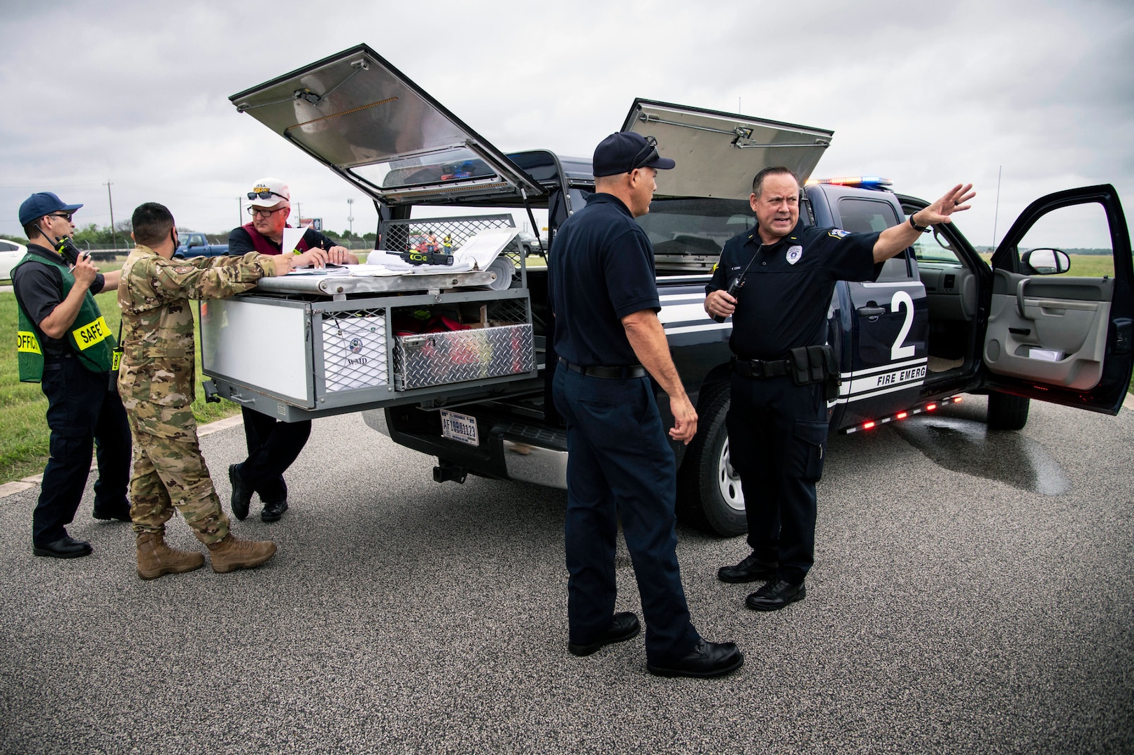 Photo of Major Accident Response Exercise.