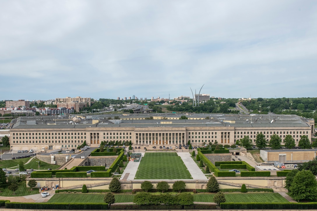 A view of the Pentagon.