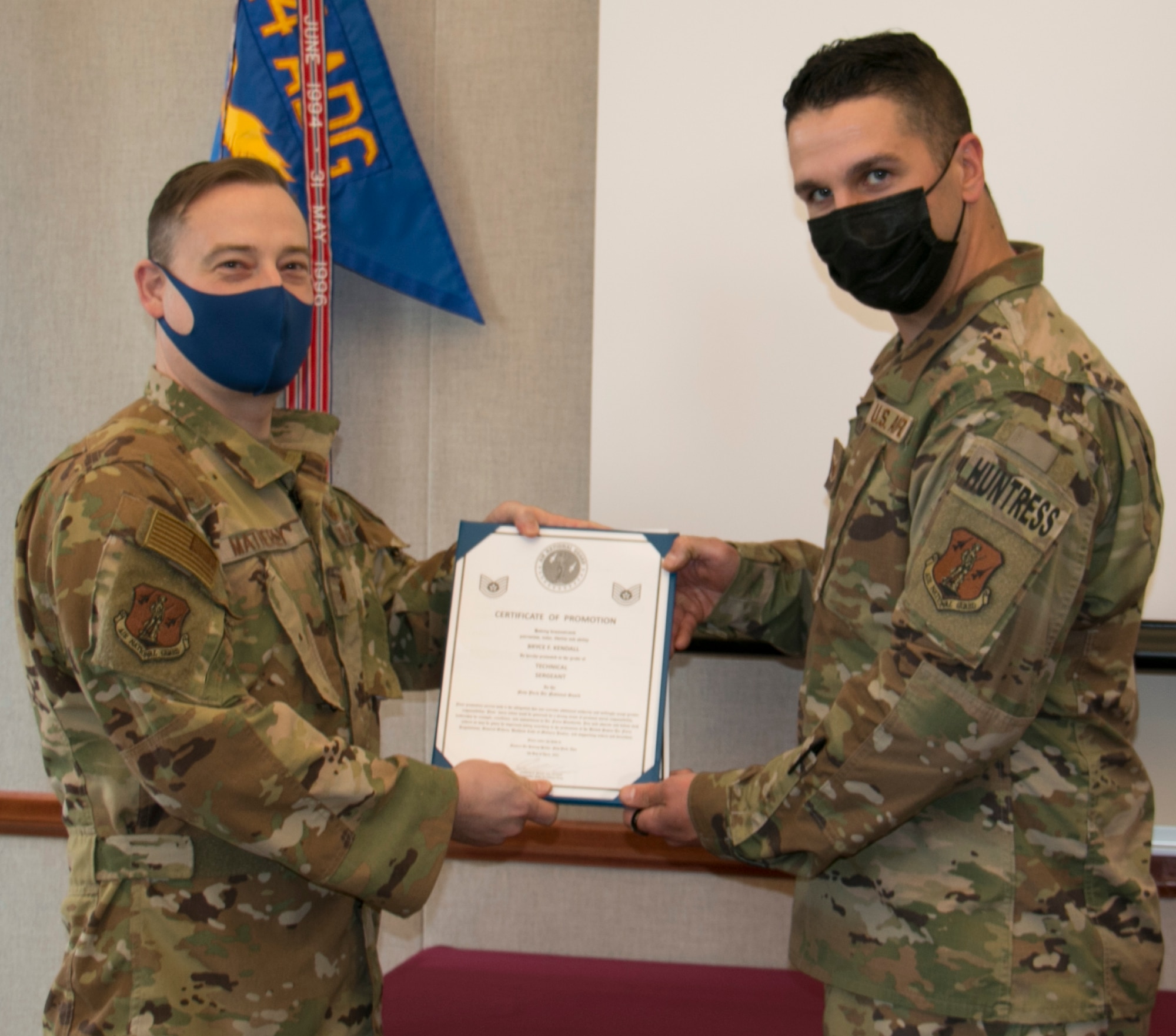 Kendall promoted to Technical Sergeant