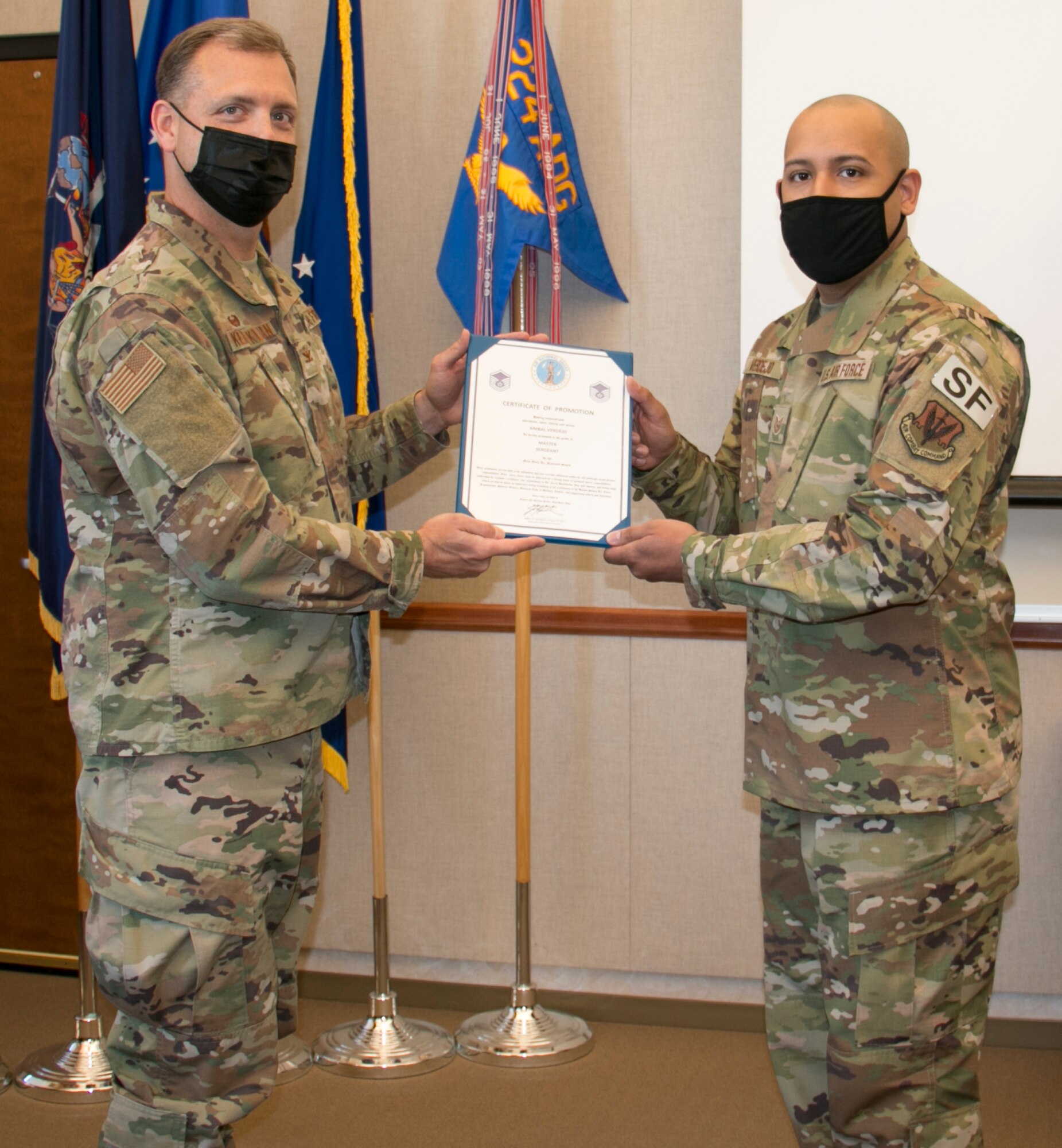Verdejo promoted to Master Sergeant