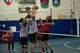 Members of Space Delta 8 – Satellite Communications and Navigational Warfare, 2nd Space Operations Squadron block a spike attempt from DEL 8, 4th SOPS during the intramural volleyball championship May 20, 2021, at Schriever Air Force Base, Colorado. The volleyball title for 2nd SOPS marked the unit’s second consecutive championship as they defeated 4th SOPS in this year’s final game. (U.S. Space Force photo by Kathryn Damon)