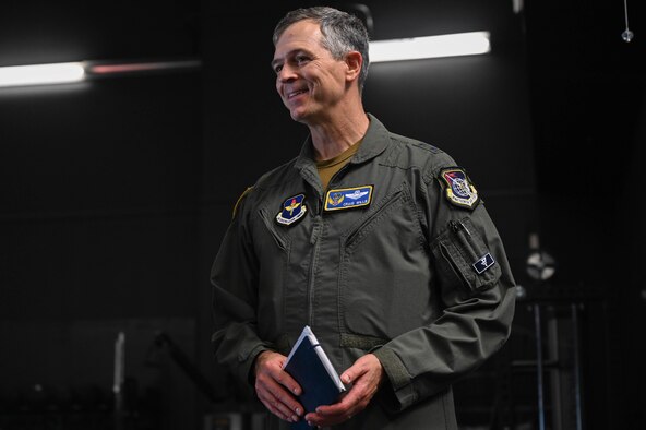 Maj. Gen. Wills and Chief Master Sgt. Rogers visit 33rd Fighter Wing