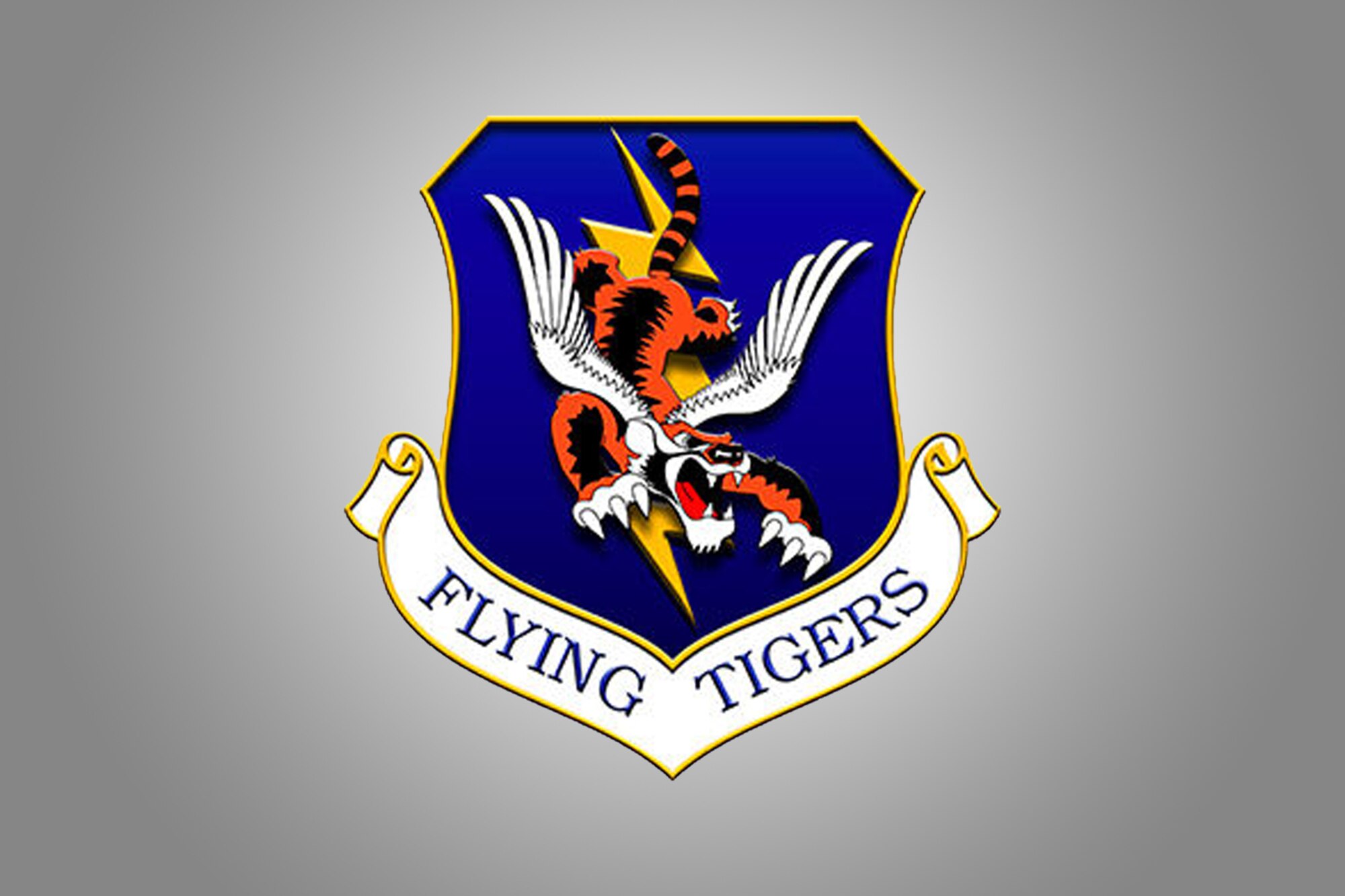 Graphic of Flying Tigers shield
