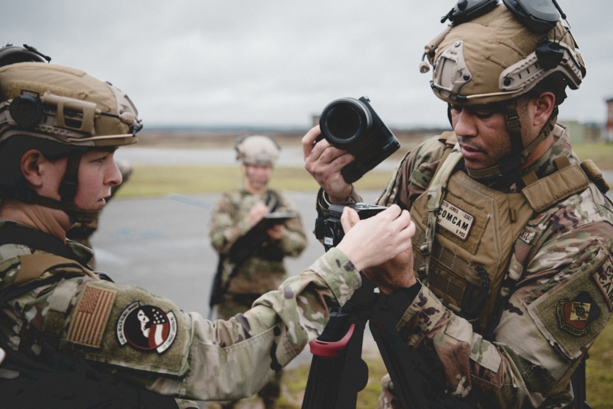 Image of two Airmen during an exercise