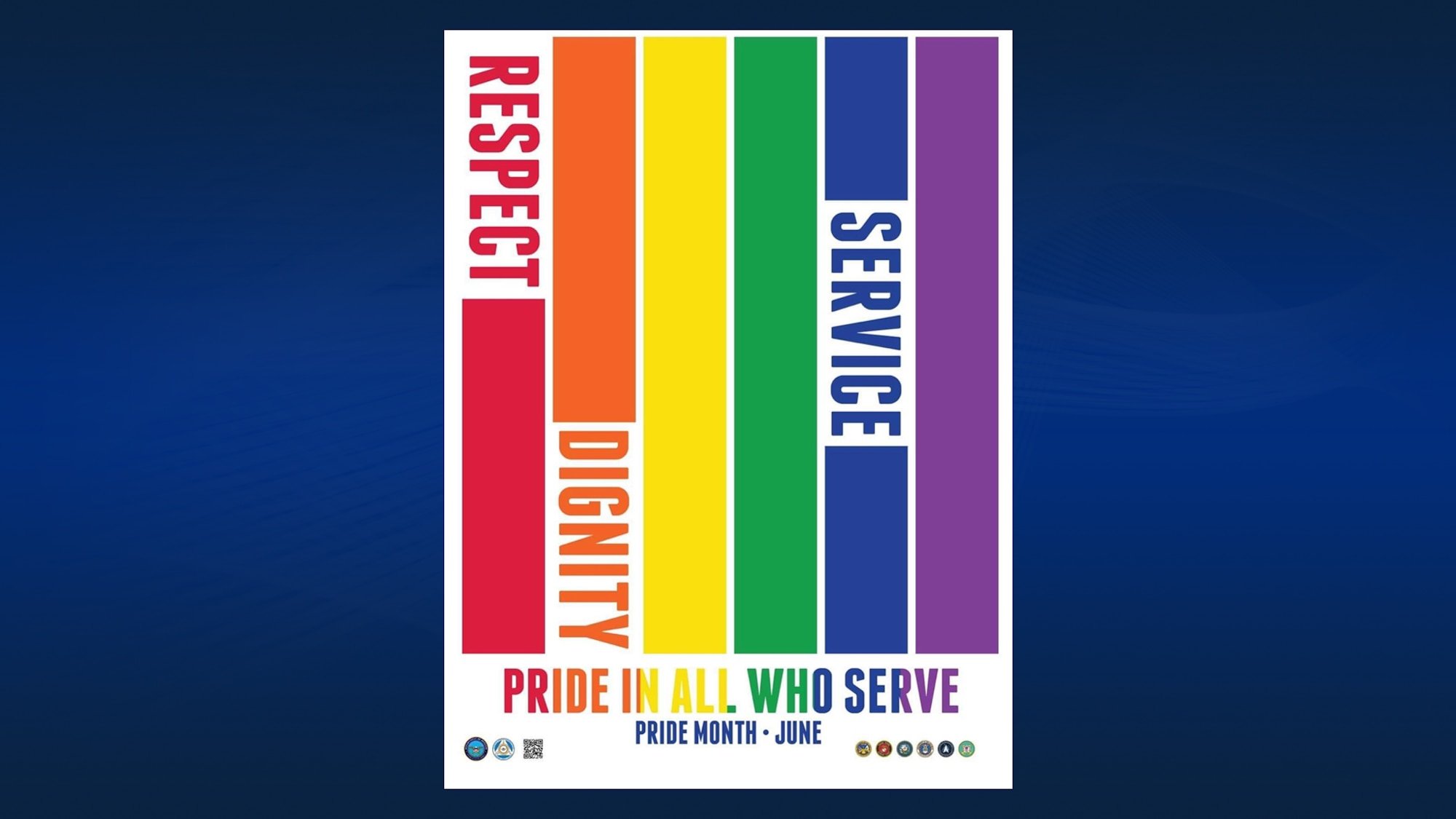 Defense Department 2021 Pride Month poster