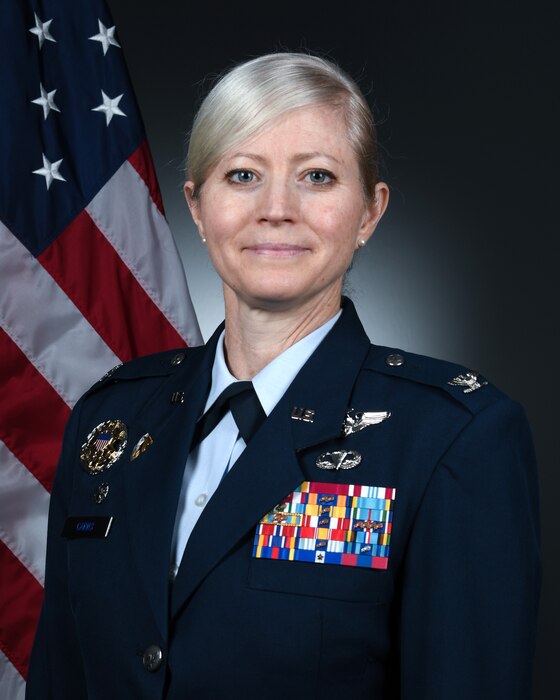 461st Air Control Wing Commander, Col. Michelle Carns Official Photo