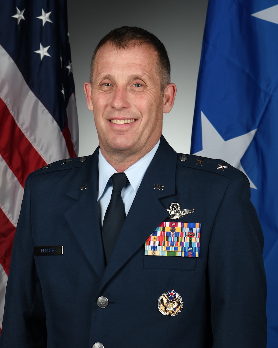 This is the official portrait of Maj. Gen. Matthew J. Burger.