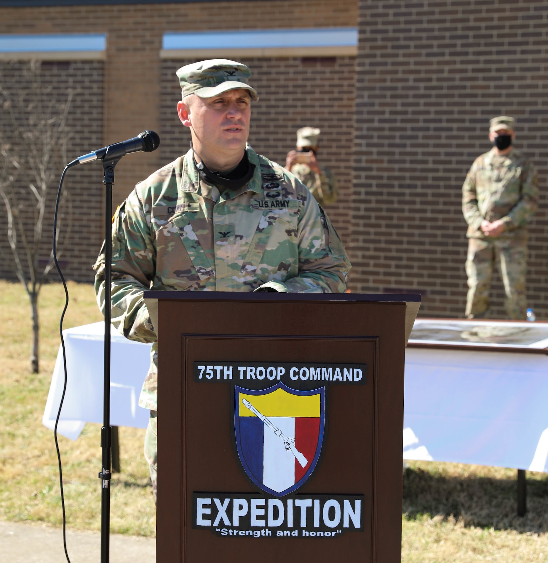 75th Troop Command Change of Command ceremony
