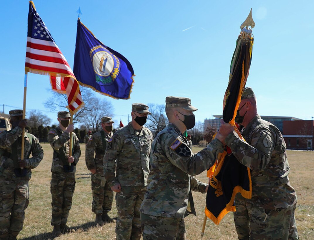 75th Troop Command Change of Command ceremony