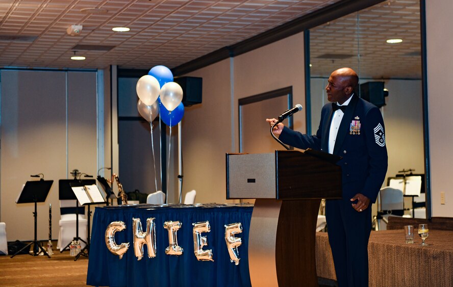 Man at podium speaking