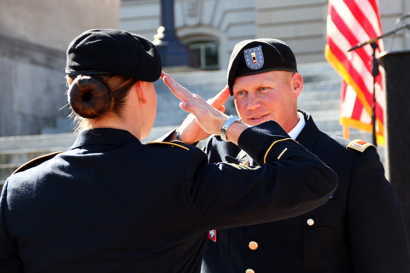 Kentucky honors newest officers, warrant officers