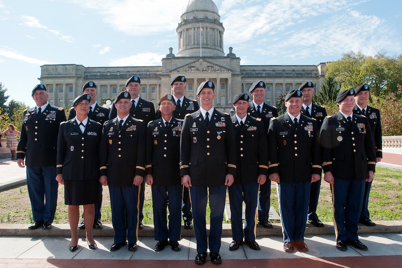 Kentucky honors newest officers, warrant officers