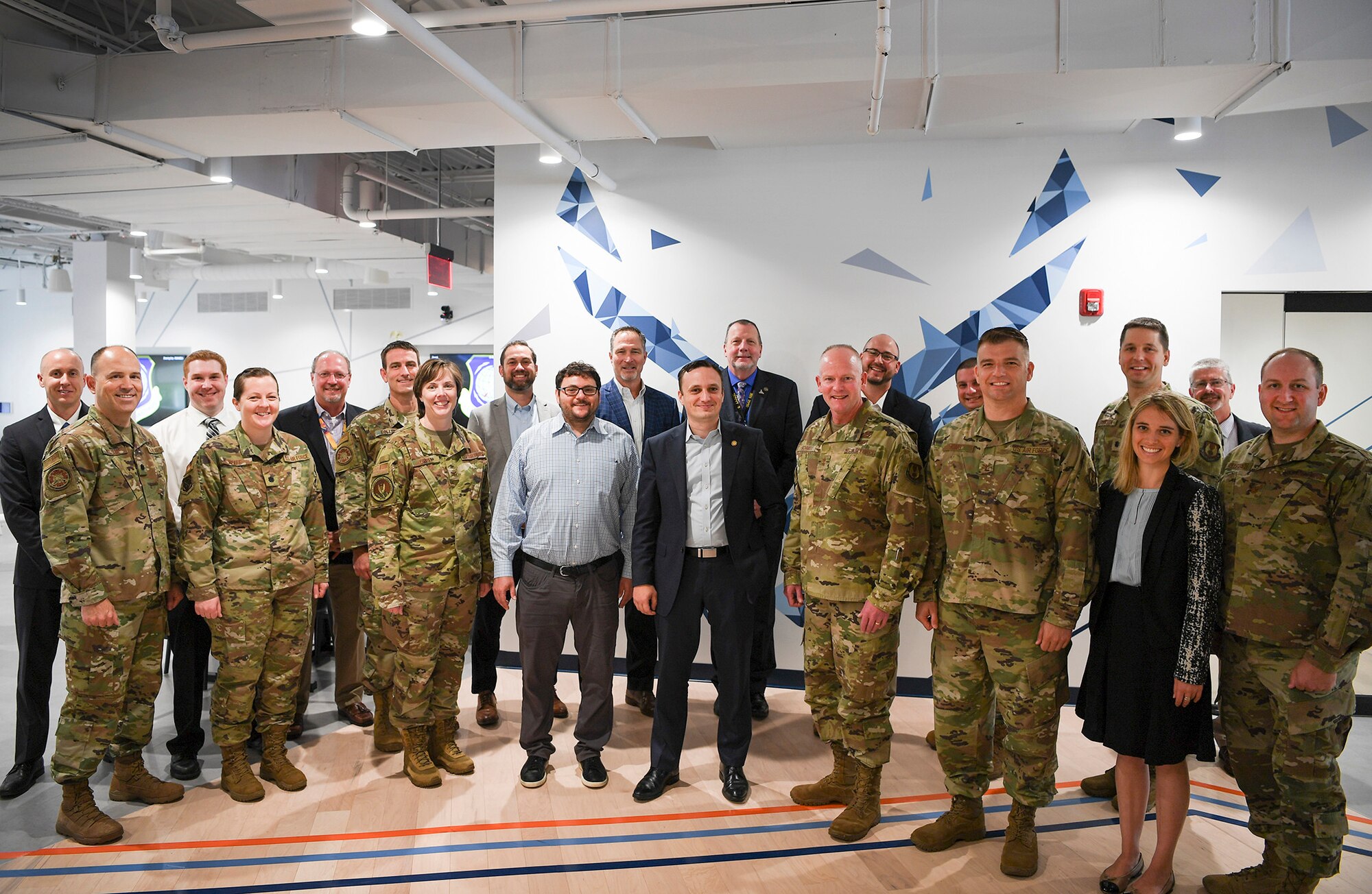 Air Force chief software officer visits Hanscom