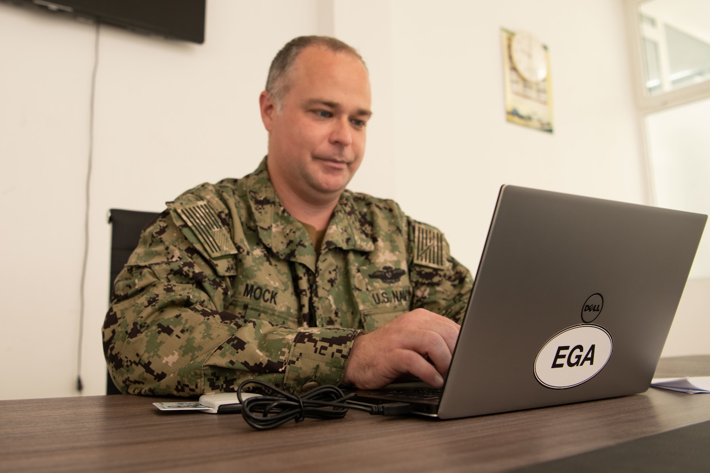 Lt. Jeremy Mock, a supply corps officer for NR CNE-CNA-C6F MPP DET 205, runs on-ground logistics efforts during exercise Phoenix Express 2021 hosted by Tunisia from May 17-28, 2021. Phoenix Express, conducted by U.S. Naval Forces Africa, is an at-sea maritime exercise designed to improve cooperation among participating nations in order to increase maritime safety and security in the Mediterranean. (U.S. Navy photo by Mass Communication Specialist 2nd Class Daniel Charest)